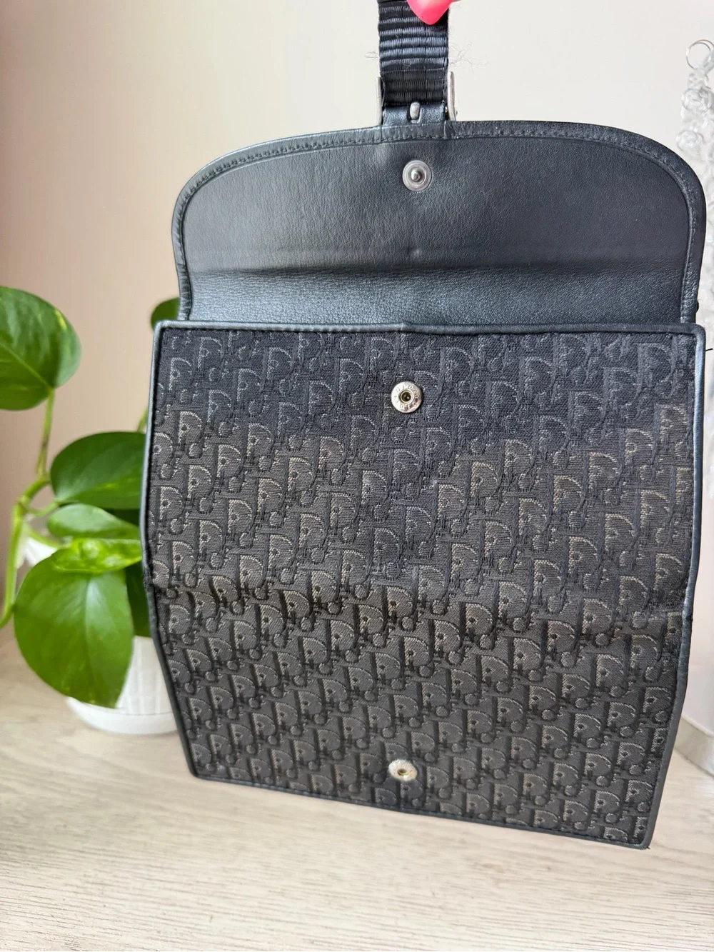 Vintage Christian Dior Street Chic Trotter Buckle Wallet